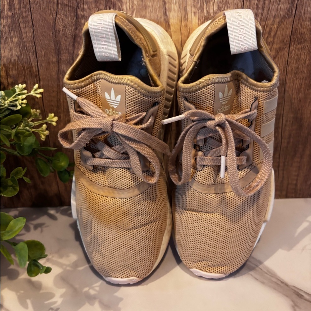 adidas Beige Athletic Shoes - Picture 7 of 8